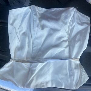 VINTAGE white corset! Size 6